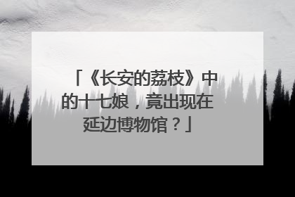 《长安的荔枝》中的十七娘，竟出现在延边博物馆？