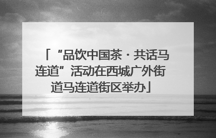 “品饮中国茶・共话马连道”活动在西城广外街道马连道街区举办