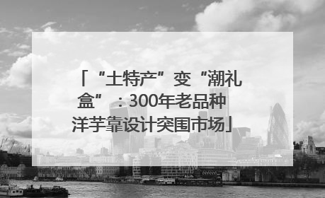 “土特产”变“潮礼盒”：300年老品种洋芋靠设计突围市场
