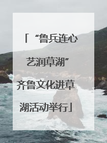 “鲁兵连心 艺润草湖”齐鲁文化进草湖活动举行