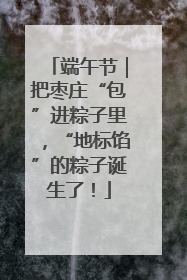 端午节｜把枣庄“包”进粽子里，“地标馅”的粽子诞生了！