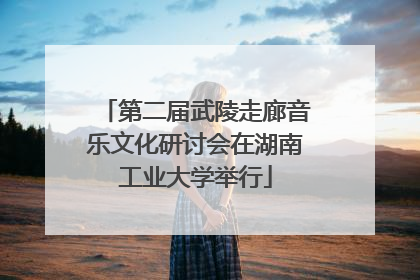 第二届武陵走廊音乐文化研讨会在湖南工业大学举行