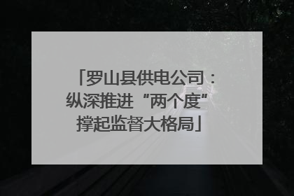 罗山县供电公司：纵深推进“两个度” 撑起监督大格局