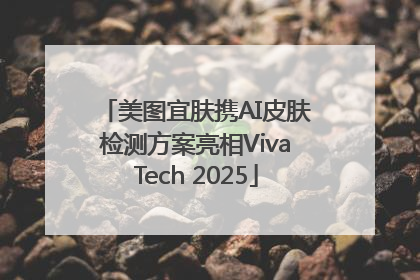 美图宜肤携AI皮肤检测方案亮相VivaTech 2025