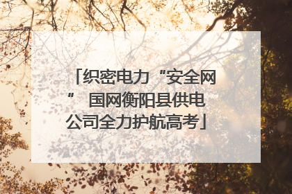 织密电力“安全网” 国网衡阳县供电公司全力护航高考