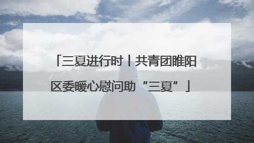 三夏进行时丨共青团睢阳区委暖心慰问助“三夏”