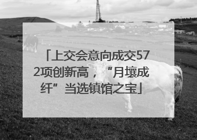 上交会意向成交572项创新高，“月壤成纤”当选镇馆之宝