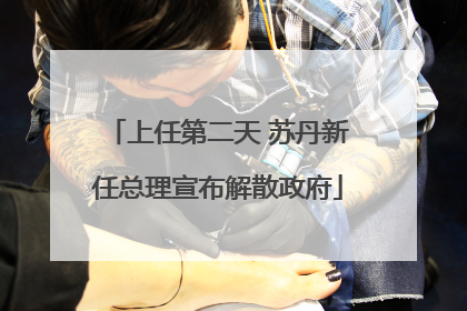 上任第二天 苏丹新任总理宣布解散政府