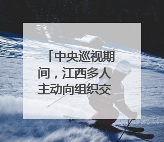 中央巡视期间，江西多人主动向组织交代问题｜打虎拍蝇