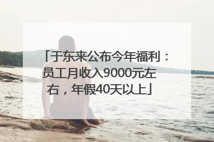 于东来公布今年福利：员工月收入9000元左右，年假40天以上