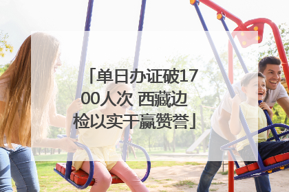 单日办证破1700人次 西藏边检以实干赢赞誉