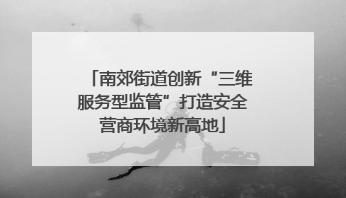 南郊街道创新“三维服务型监管”打造安全营商环境新高地
