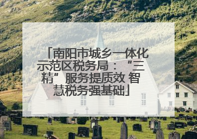 南阳市城乡一体化示范区税务局：“三精”服务提质效 智慧税务强基础