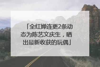 全红婵连更2条动态为陈艺文庆生，晒出最新收获的玩偶