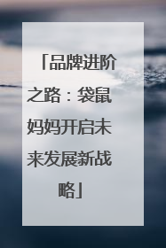 品牌进阶之路：袋鼠妈妈开启未来发展新战略