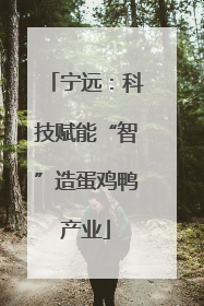 宁远：科技赋能“智”造蛋鸡鸭产业