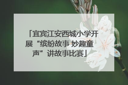 宜宾江安西城小学开展“缤纷故事 妙趣童声”讲故事比赛