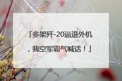 多架歼-20逼退外机，我空军霸气喊话！