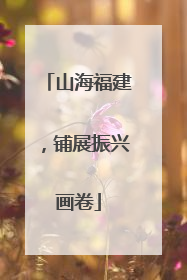 山海福建，铺展振兴画卷