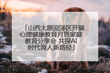 山西太原迎泽区开展心理健康教育月暨家庭教育分享会 共探AI时代育人新路径
