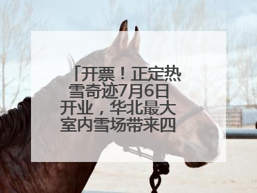 开票！正定热雪奇迹7月6日开业，华北最大室内雪场带来四季滑雪新体验