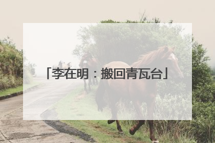 李在明：搬回青瓦台