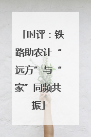 时评：铁路助农让“远方”与“家”同频共振