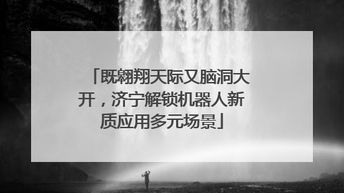 既翱翔天际又脑洞大开，济宁解锁机器人新质应用多元场景