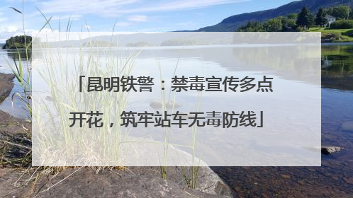 昆明铁警：禁毒宣传多点开花，筑牢站车无毒防线