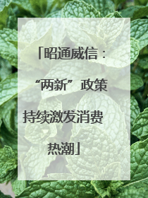 昭通威信：“两新”政策持续激发消费热潮