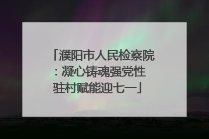 濮阳市人民检察院：凝心铸魂强党性 驻村赋能迎七一