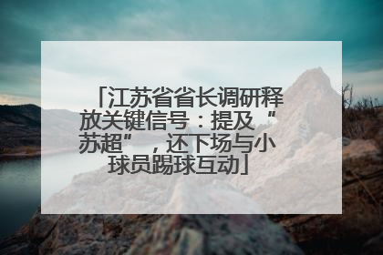 江苏省省长调研释放关键信号：提及“苏超”，还下场与小球员踢球互动