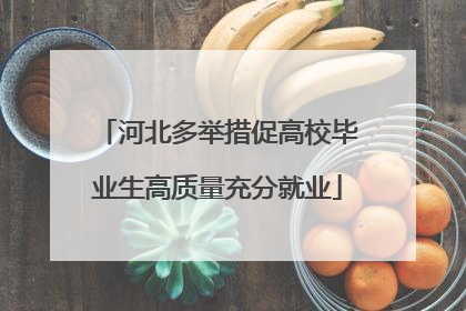 河北多举措促高校毕业生高质量充分就业