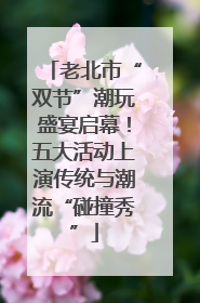 老北市“双节”潮玩盛宴启幕！五大活动上演传统与潮流“碰撞秀”