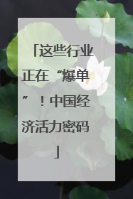 这些行业正在“爆单”！中国经济活力密码