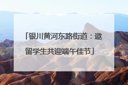 银川黄河东路街道：邀留学生共迎端午佳节