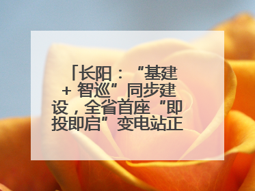 长阳：“基建 + 智巡”同步建设，全省首座“即投即启”变电站正式投运