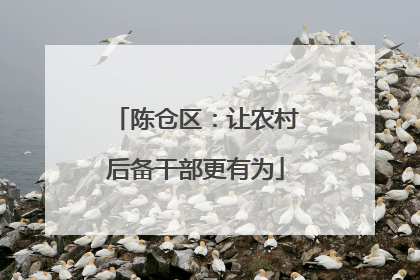 陈仓区：让农村后备干部更有为