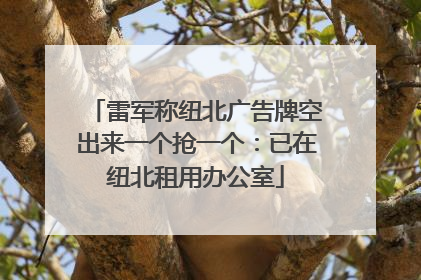 雷军称纽北广告牌空出来一个抢一个：已在纽北租用办公室