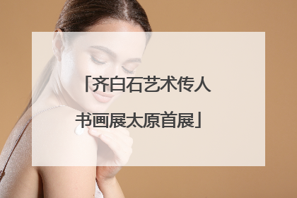 齐白石艺术传人书画展太原首展