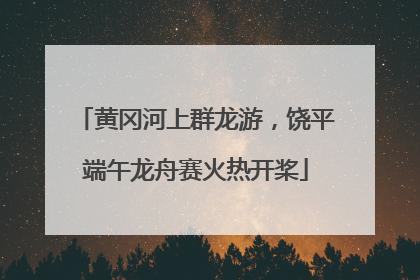 黄冈河上群龙游，饶平端午龙舟赛火热开桨