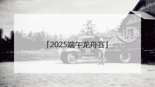 2025端午龙舟赛