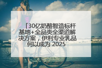 30亿奶酪智造标杆基地+全品类全渠道解决方案，伊利专业乳品何以成为 2025 焙烤展 MV