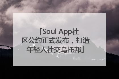 Soul App社区公约正式发布，打造年轻人社交乌托邦